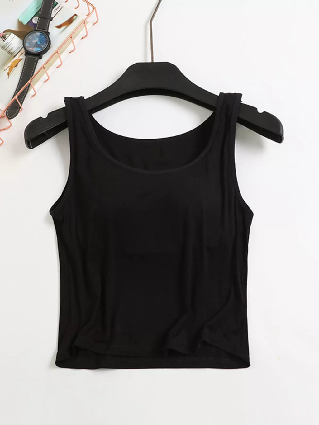 Seamless Double Lined Padded Tank - Aura Apparel