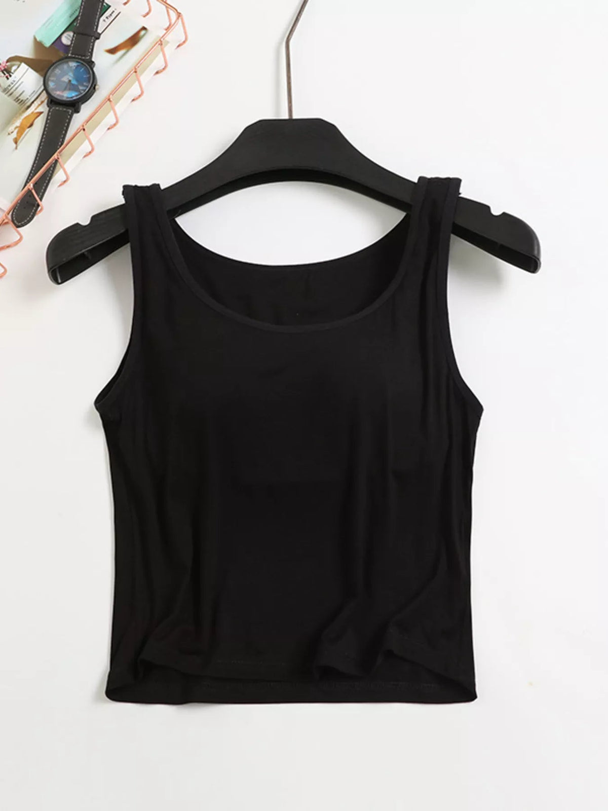 Seamless Double Lined Padded Tank - Aura Apparel
