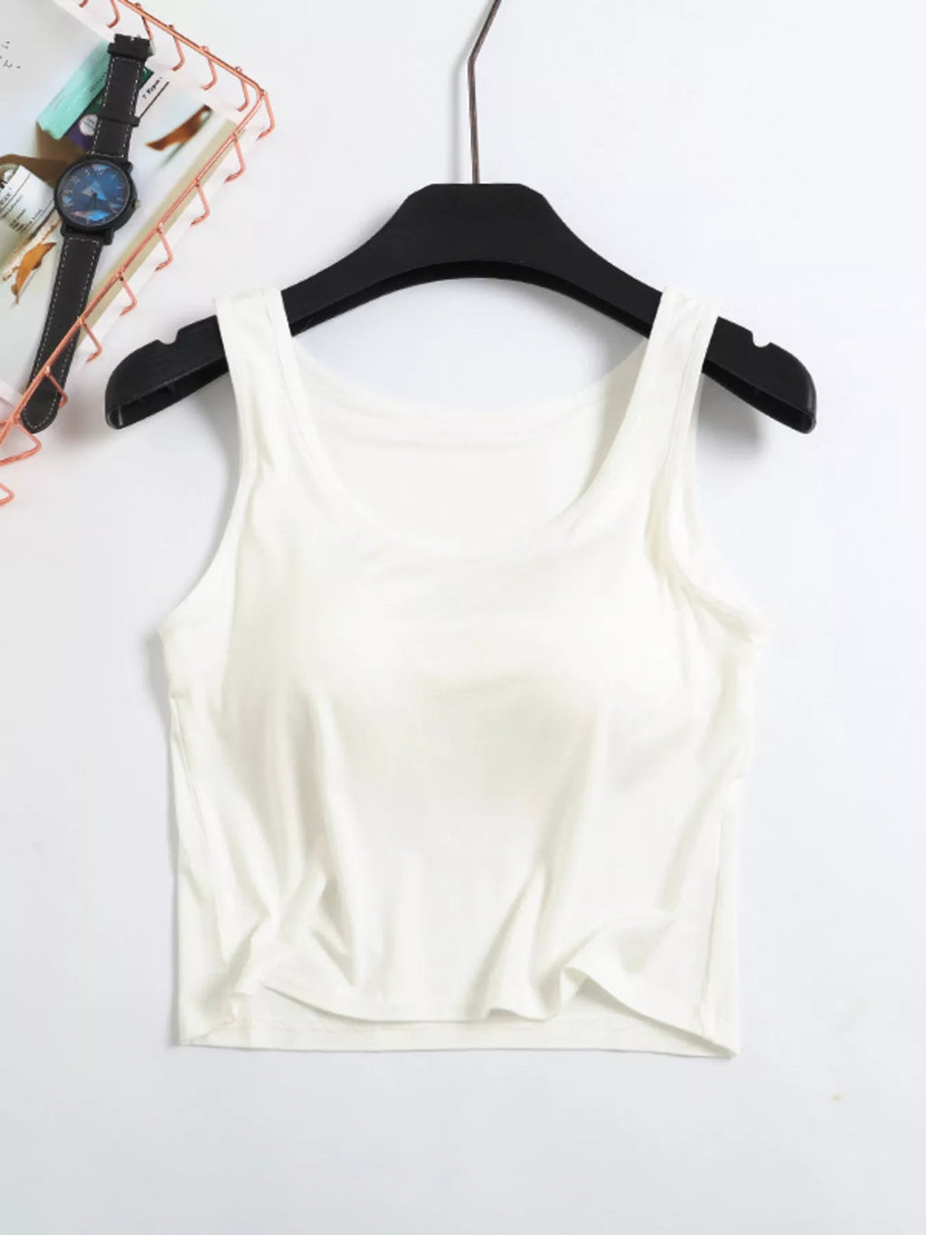 Seamless Double Lined Padded Tank - Aura Apparel