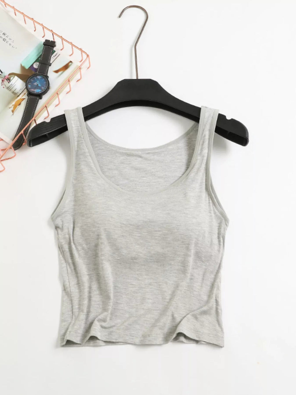 Seamless Double Lined Padded Tank - Aura Apparel