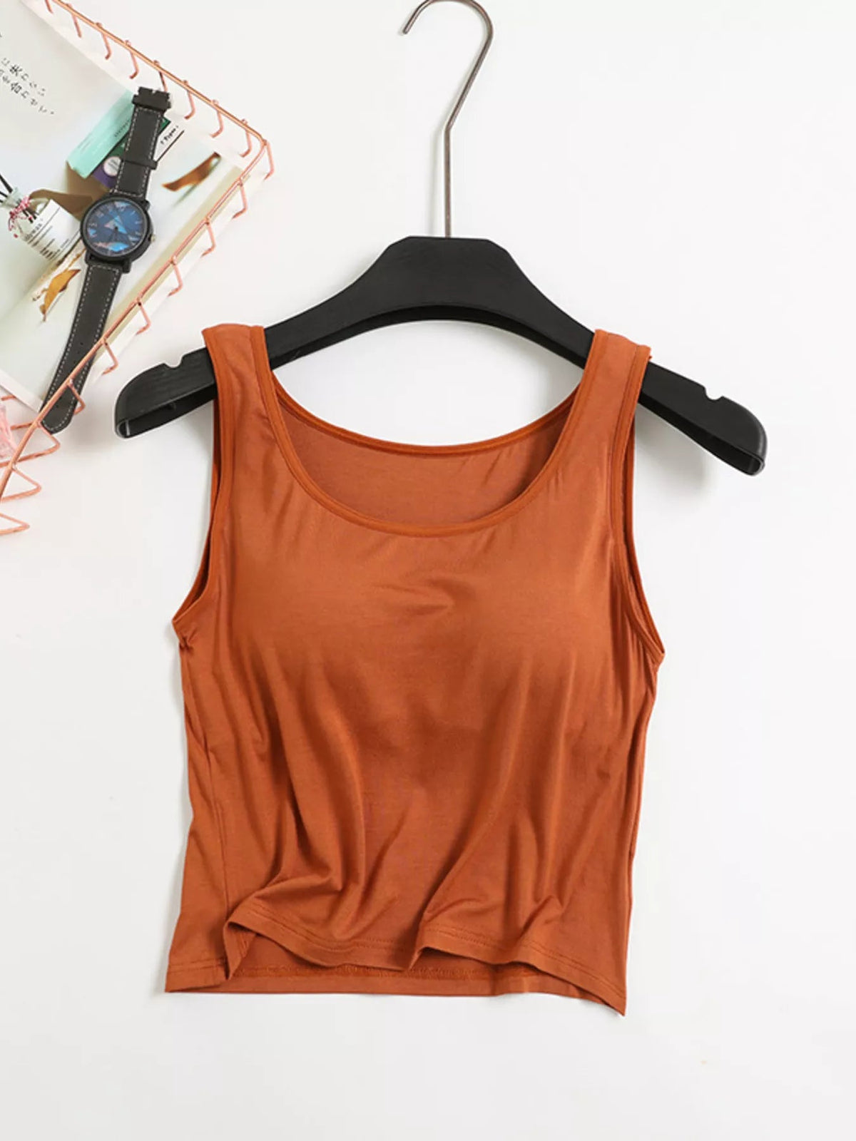 Seamless Double Lined Padded Tank - Aura Apparel