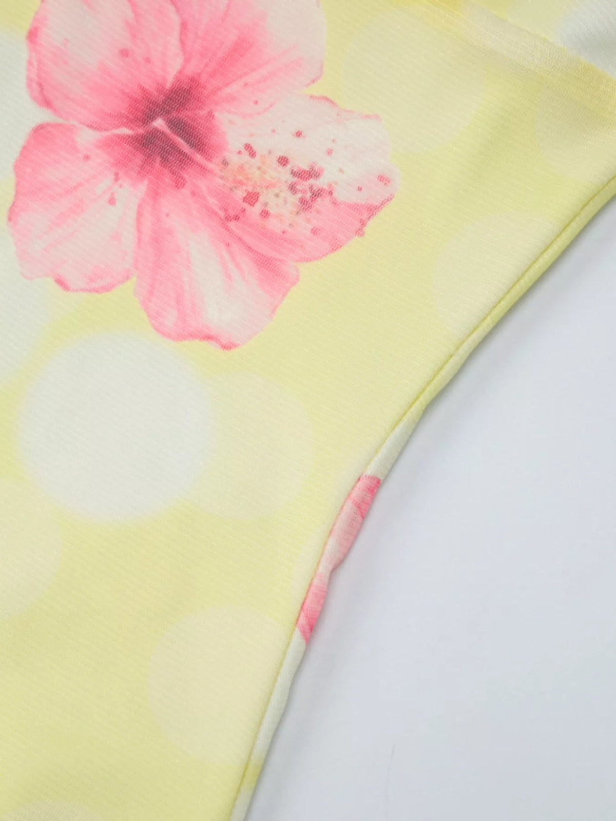 Sheer Floral Print Sleeveless Asymmetrical Mini Dress - Aura Apparel