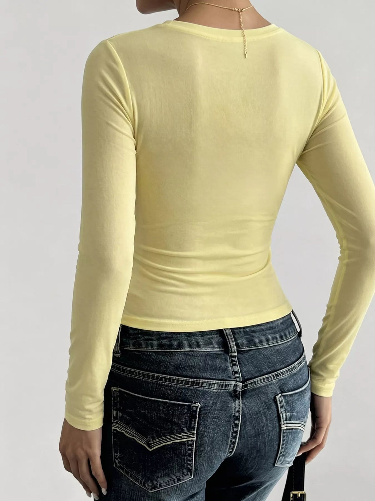 Slim Fit Long Sleeve T-Shirt - Aura Apparel
