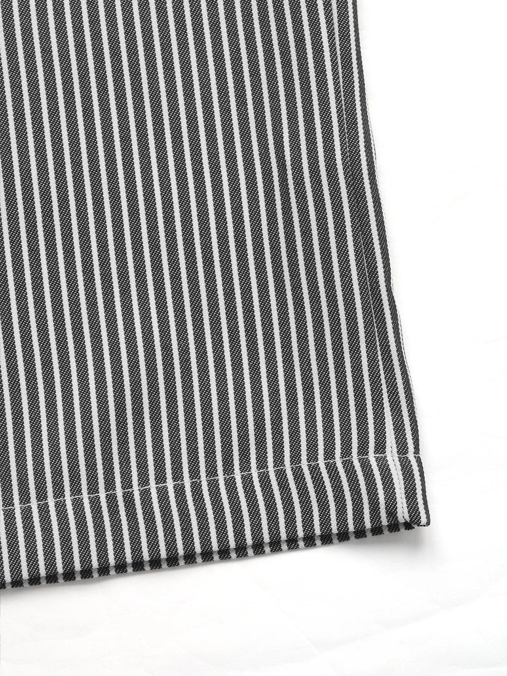 Striped Wide Leg Drawstring Pants - Aura Apparel