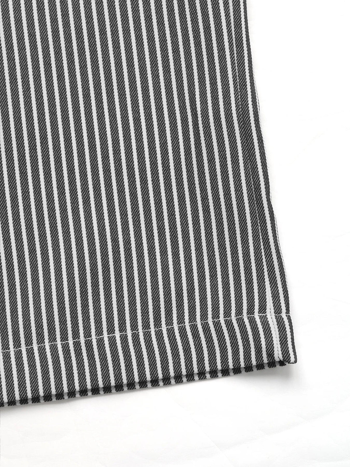 Striped Wide Leg Drawstring Pants - Aura Apparel