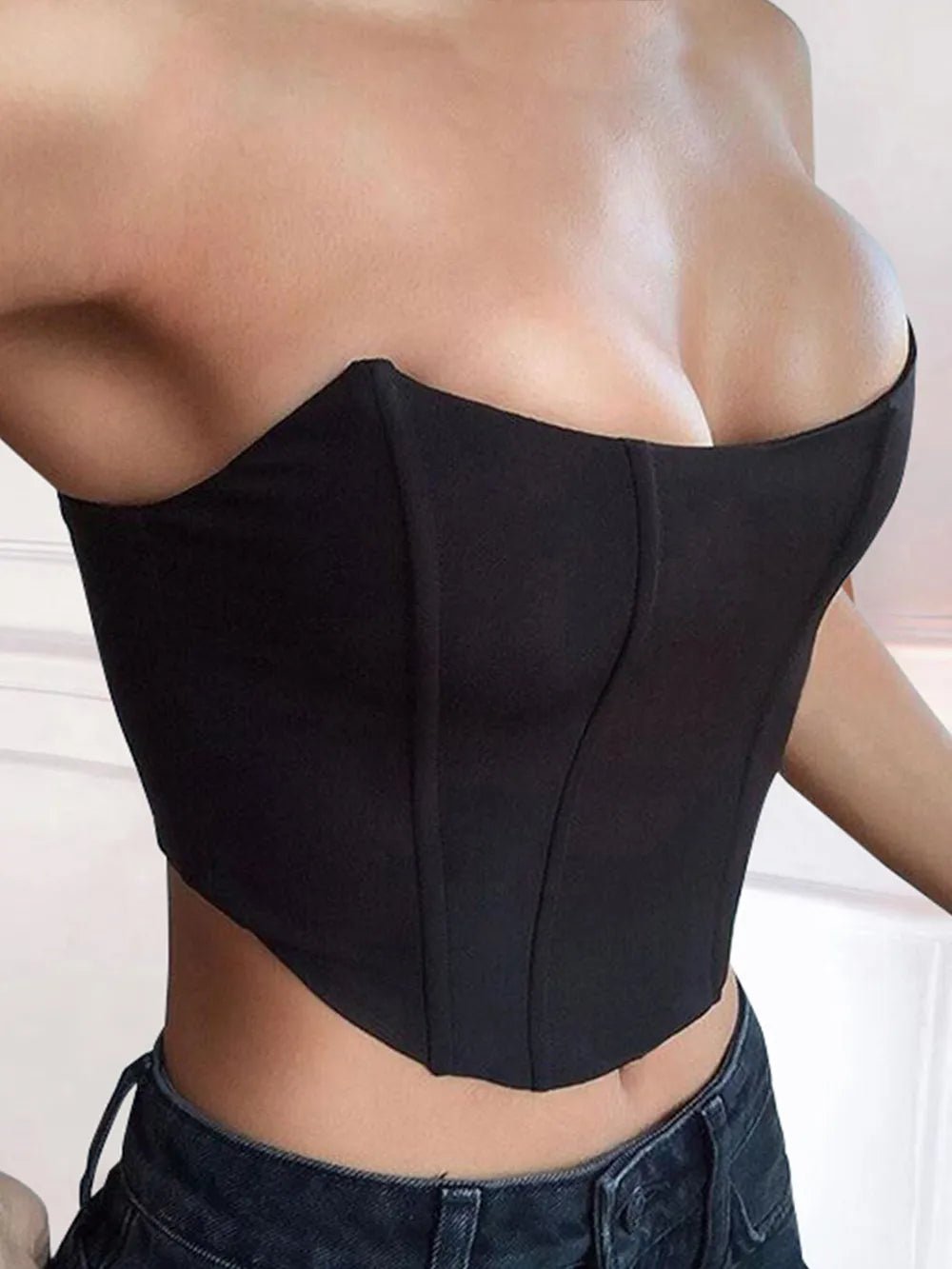 Tube Cropped Top - Aura Apparel