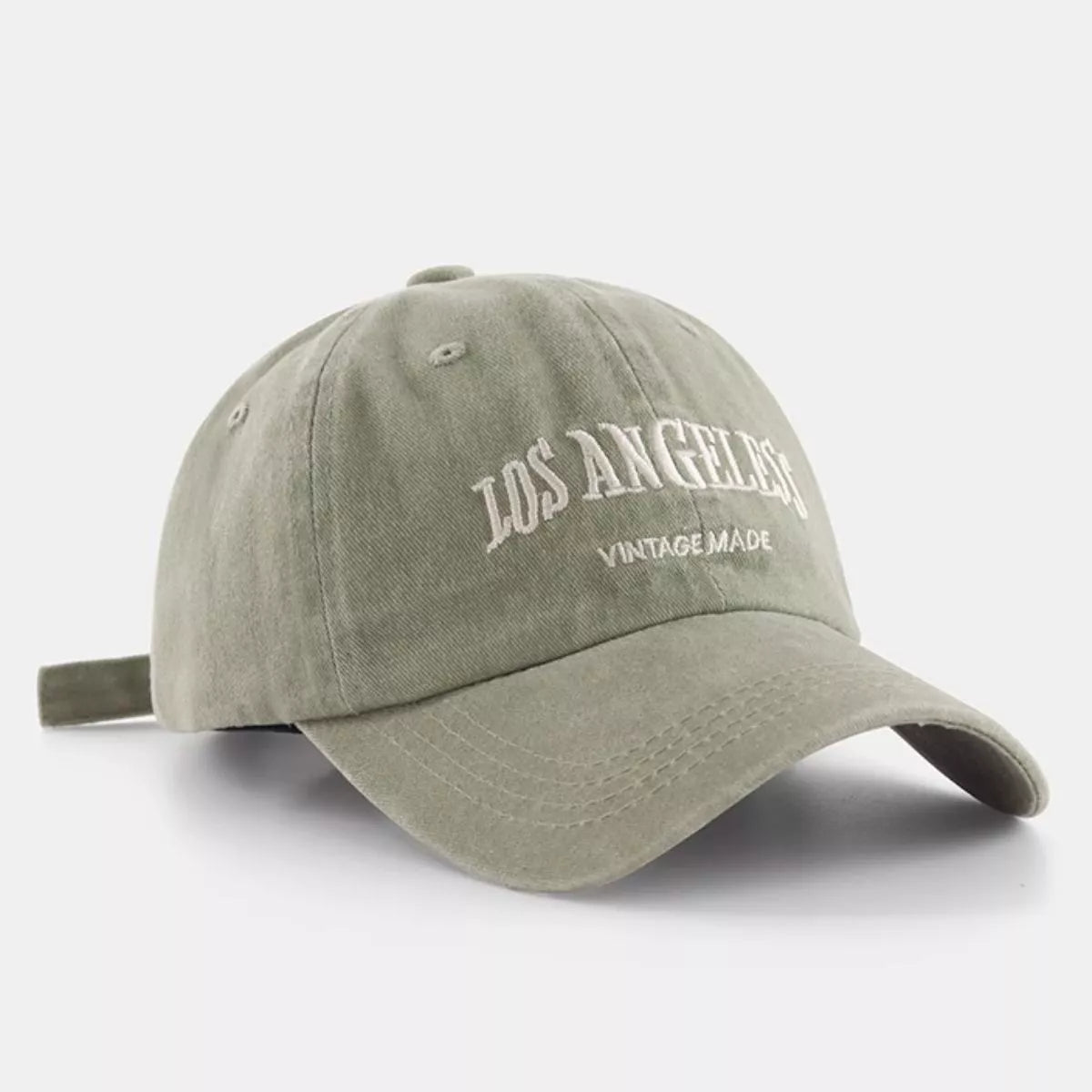Vintage Washed Los Angeles Embroidered Baseball Cap - Aura Apparel