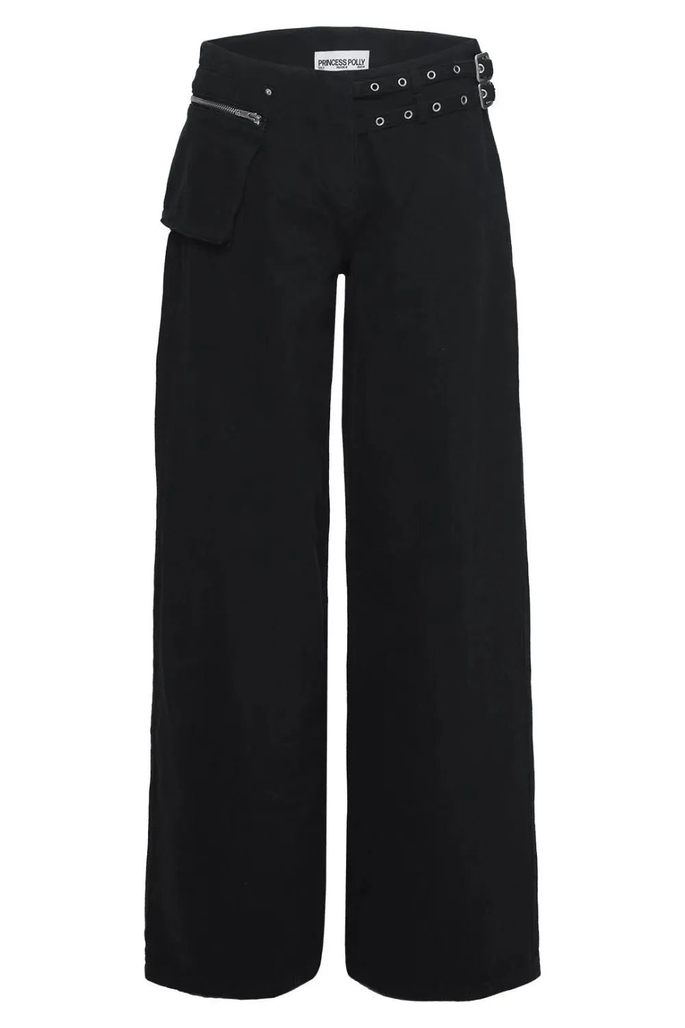 Wide Leg Jeans with Pockets - Aura Apparel